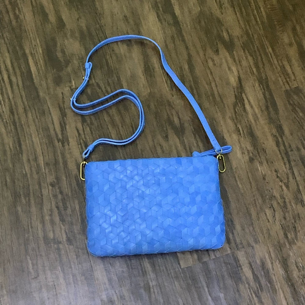 Madewell the puff crossbody bag woven leather edition - Picture 2 of 13